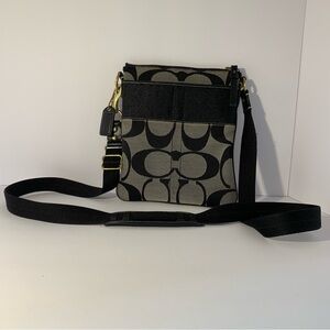 Coach Navy Blue and Gray Women’s Crossbody Bag